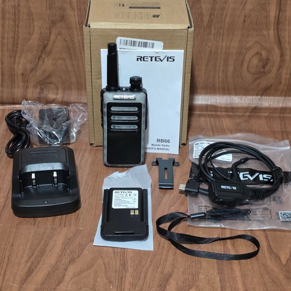 Retevis Other - Retevis RB66 Portable Two Way Radio Walkie Talkie with BL666 Battery & Charger